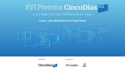 CincoDías entrega los Premios a la Innovación Empresarial 2023 el próximo lunes