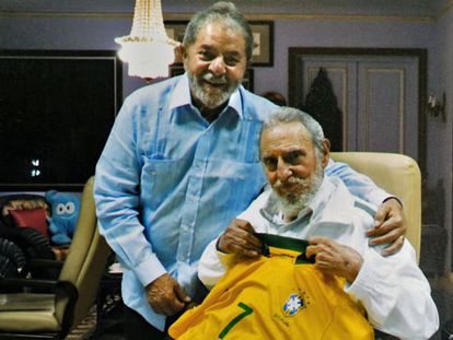 Lula, con Castro el pasado febrero.