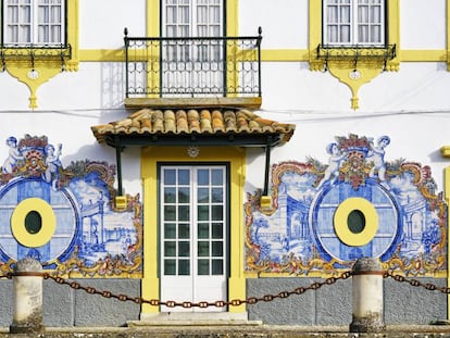 La bodega José Maria da Fonseca, en Azeitão, cerca de Setúbal (Portugal).