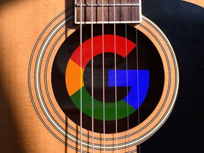 Afina tu guitarra con la herramienta de Google.