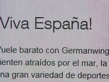 Germanwings, la aerolínea que más creció en España en 2014