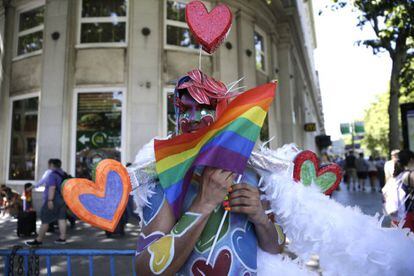 Manifestación del Orgullo en Madrid, el pasado mes de julio. 