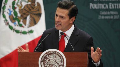 Enrique Peña Nieto, en conferencia de prensa.
