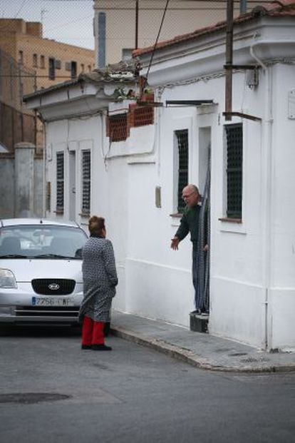 Vecinos del barrio de Can Peguera.