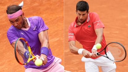 La final del Masters Roma 2021 entre Nadal y Djokovic, en imágenes