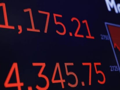 Detalle de los puntos que perdió el Dow Jones en la sesión del 5 de febrero