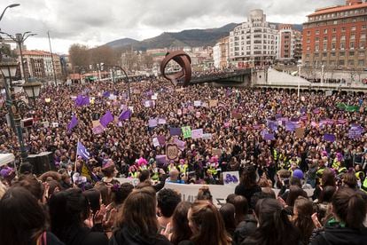 Como el pasado año, la ciudad Bilbao volvió a ser testigo de una de las concentraciones más multitudinarias del país.