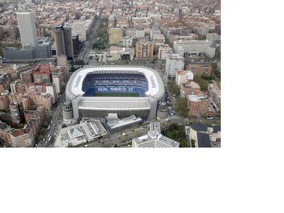 El estadio Santiago Bernabéu