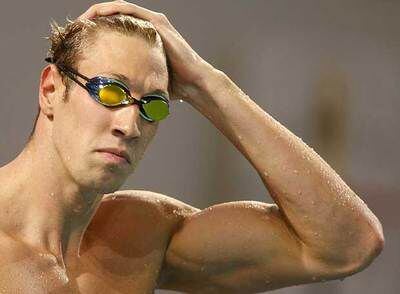 Alain Bernard, durante los Campeonatos de Europa de natación.