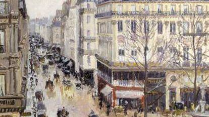 Rue Saint Honore, Afternoon, Rain Effect, 1897, by Camille Pissarro (1831-1903). (Photo by DeAgostini/Getty Images)