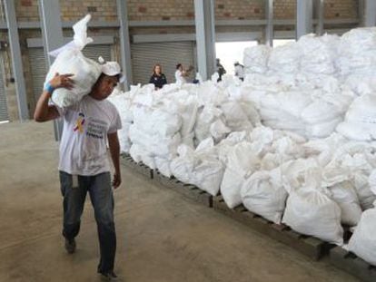 Los representantes de Juan Guaidó afinan detalles de la ayuda humanitaria, con Cúcuta como centro de operaciones