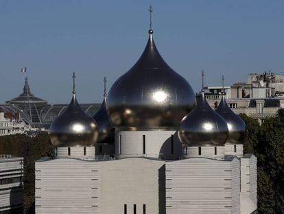 La catedral de San Vladimir, en Par&iacute;s, el pasado 4 de octubre.