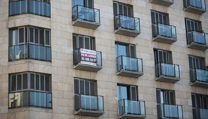 Una vivienda en alquiler.