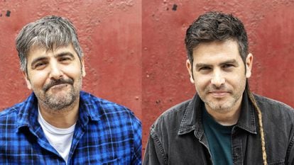 David (izquierda) y Jose Muñoz, Estopa, uno de los fenómenos musicales de los últimos 25 años en España, con cuatro millones de discos vendidos.