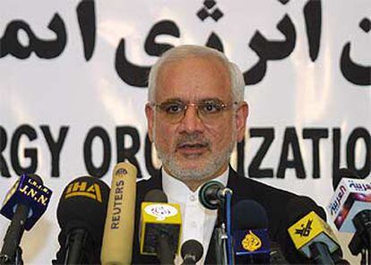 Gholam Reza Agazadeh, responsable de la organización iraní de la energía atómica.