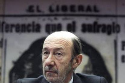 El secretario general del PSOE, Alfredo Pérez Rubalcaba. EFE/Archivo