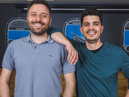 Els fundadors de la 'start up' Travelperk, Avi Meir i Javier Suárez.