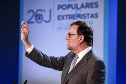 Mariano Rajoy, presidente del Gobierno en funciones.