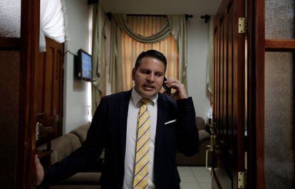 Fabricio Alvarado, candidato presidencial evang&eacute;lico de Costa Rica. 