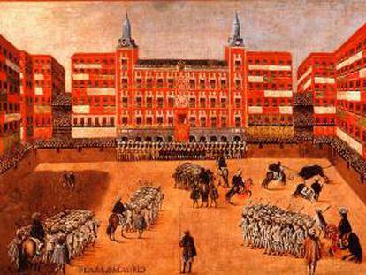 Ilustraci&oacute;n de la Plaza Mayor.