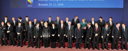Foto de familia del último Consejo europeo, celebrado el pasado 19 de noviembre en Bruselas.