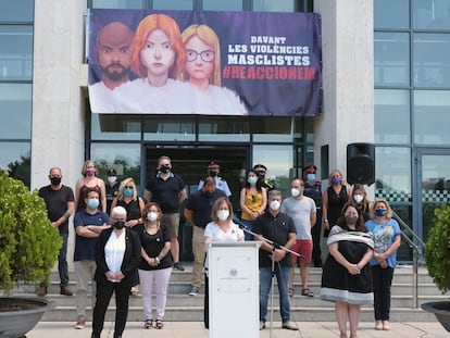 Concentración contra la violencia machista en Cambrils