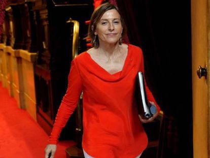 Carme Forcadell, el pasado 8 de septiembre. En vídeo, el audio de las declaraciones de la presidenta del parlament en Catalunya Radio. EFE