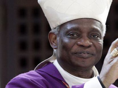 El cardenal Turkson, el 10 de marzo de 2012 en Roma. 