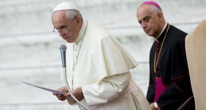 El papa Francisco en el Vaticano el viernes.