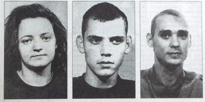 El trío de Jena, Beate Zschäpe, Uwe Böhnhardt y Uwe Mundlos.