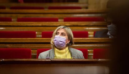 La consellera de Salut, Alba Vergés, aquest any al Parlament.