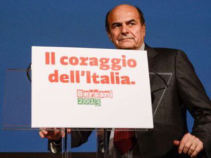 El l&iacute;der del Partido Democr&aacute;tico, Pier Luigi Bersani.
