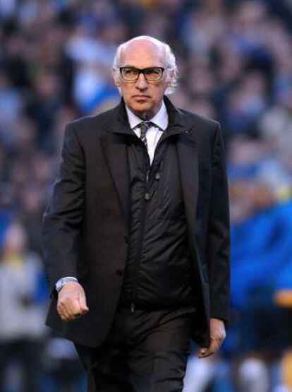 Carlos Bianchi, durante un partido.