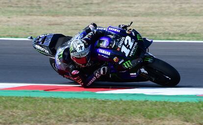 Maverick Viñales, en Misano.