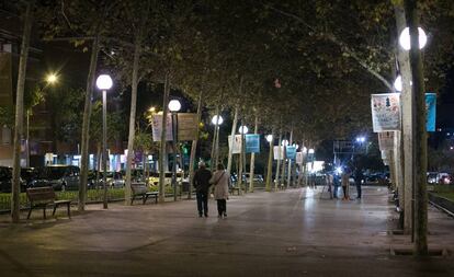 Rambla del Carme, lloc on va ser atropellada per un patinet elèctric una dona de 90 euros que va morir després de l'accident.