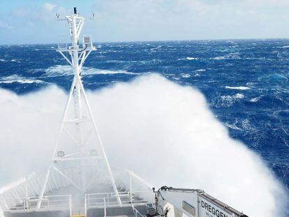 Los mares que rodean la Antártida son en los que más ha aumentado la velocidad del viento.