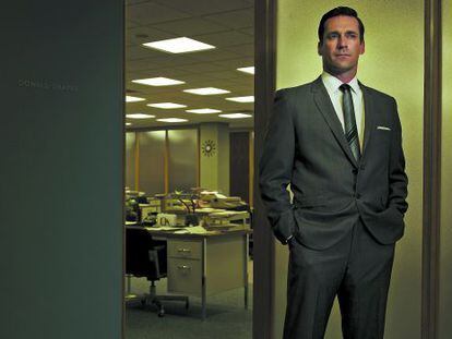 El actor John Hamm da vida a Don Draper en la serie &#039;Mad Men&#039;. 