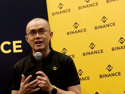 Zhao Changpeng, fundador y jefe de Binance, en una conferencia de junio de 2022 en París, Francia.