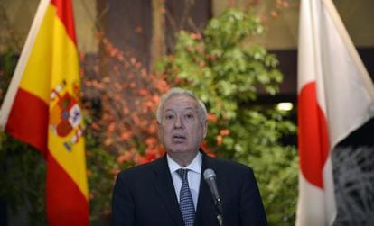 José Manuel García-Margallo, el miércoles, en Japón.
