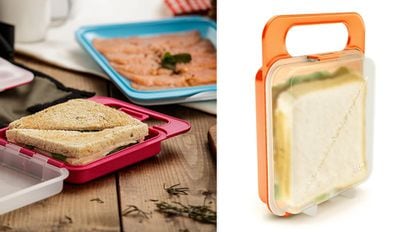 Bolsa porta alimentos transparente tuppers TATAY