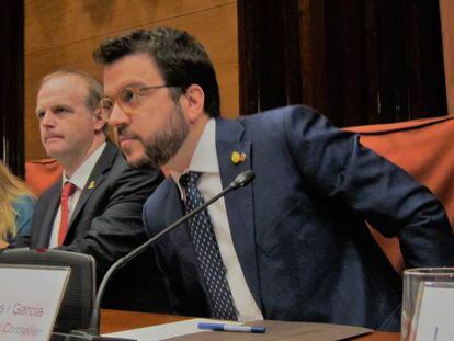  El vicepresidente de la Generalitat y conseller de Econom&iacute;a, Pere Aragon&egrave;s.
