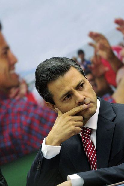 El candidato del PRI a la presidencia de México, Enrique Peña Nieto.