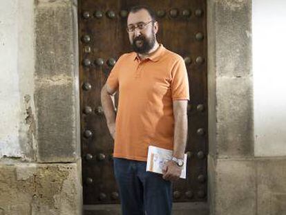 El escritor Hipólito G. Navarro, en Sevilla el pasado septiembre.