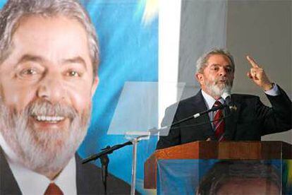 Lula da Silva durante el acto celebrado en la capital de Brasil