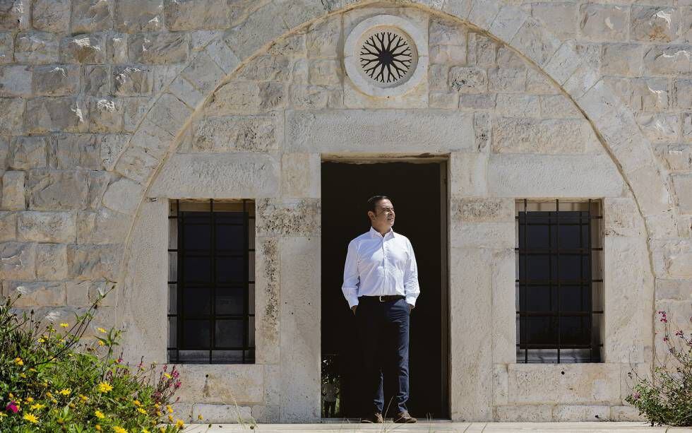 Carlos Ghosn, en la bodega Ixsir de Líbano, en cuyo accionariado participa
