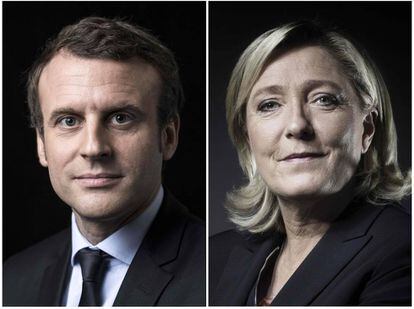 Macron i Le Pen candidats a l'Elisi.