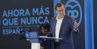 Mariano Rajoy, en Bizkaia, el pasado s&aacute;bado. 
 