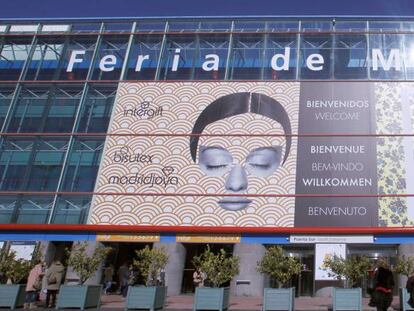 Vista de la entrada sur de Ifema.