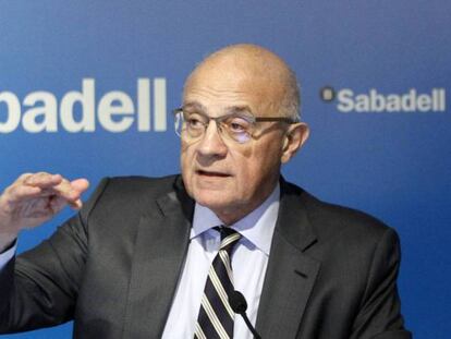 Josep Oliu, presidente de Sabadell.