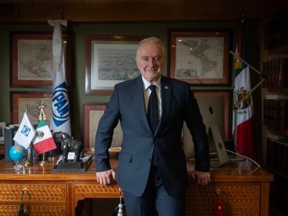 Santiago Creel, en su oficina en Ciudad de México, el pasado 30 de noviembre.